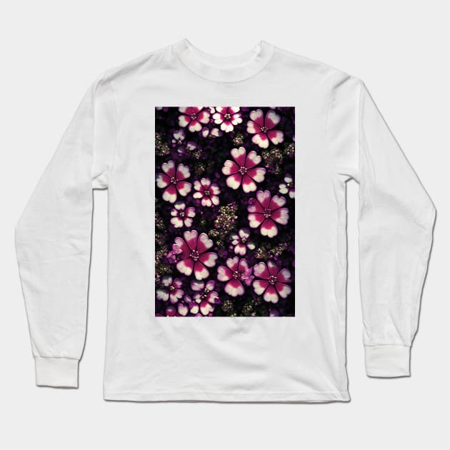 Bright Flower Field: Eco-Friendly Designs for a Green Future Long Sleeve T-Shirt by Greenbubble